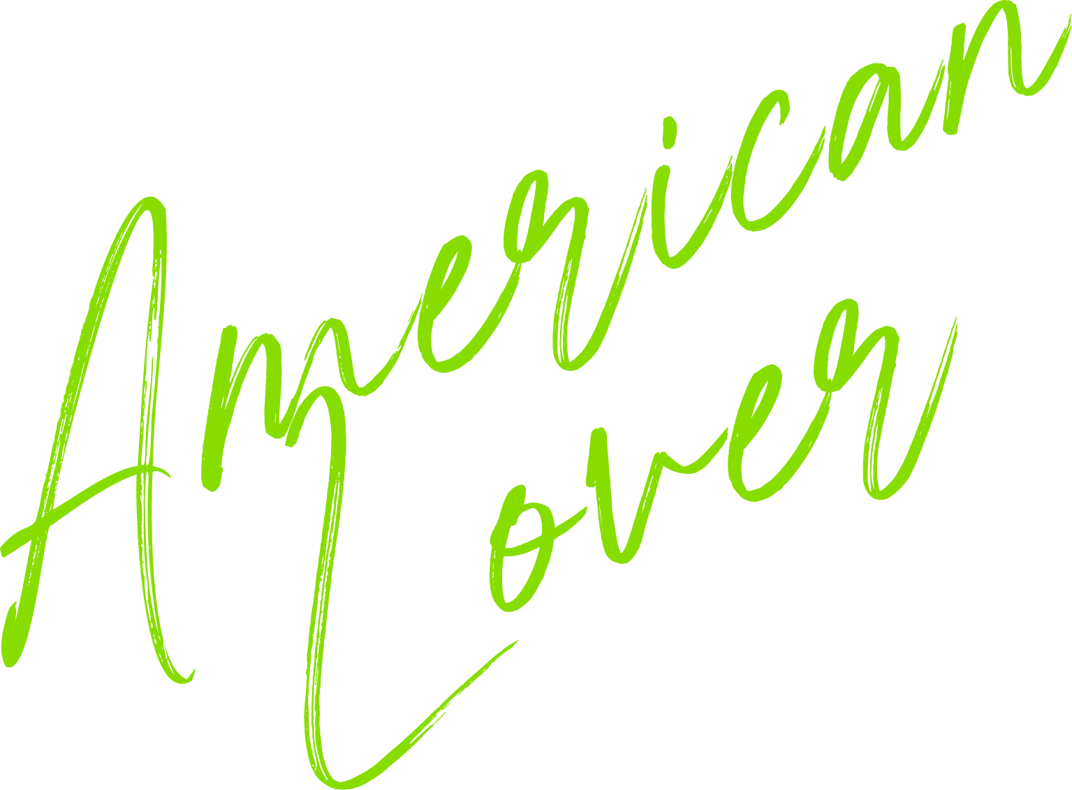 American Lover Text Overlay Image