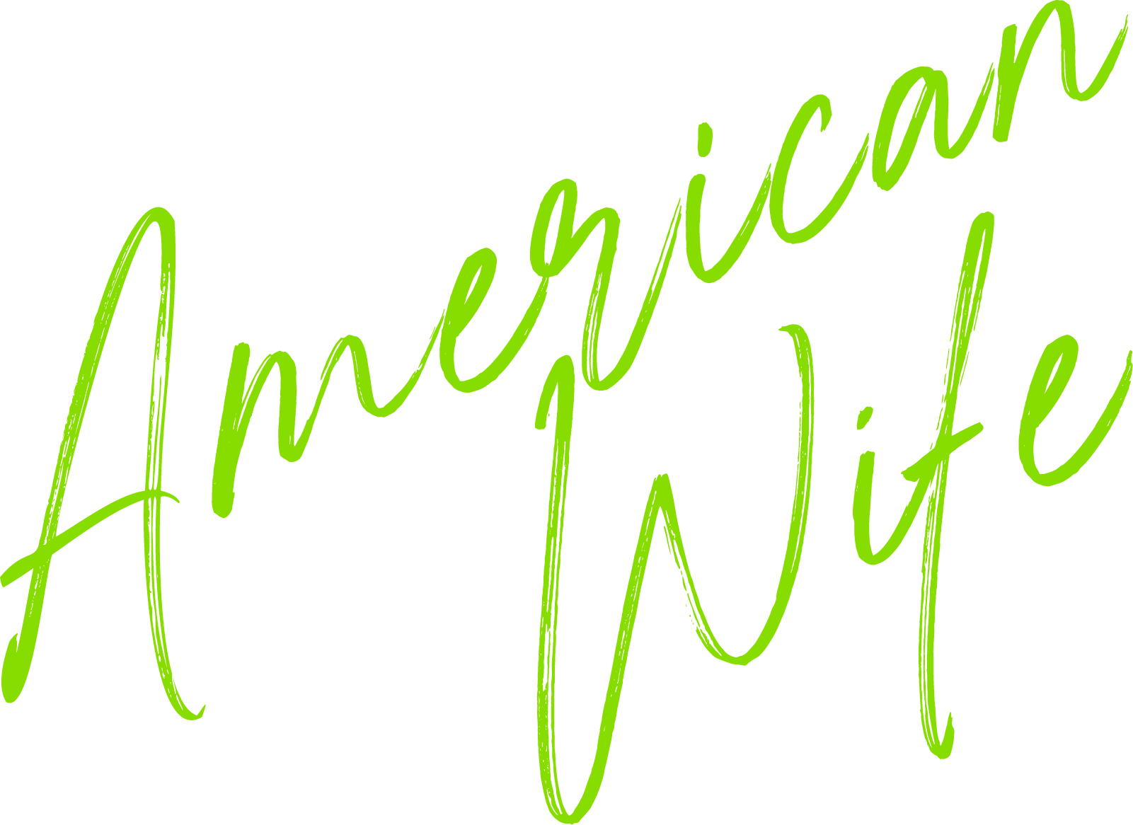 American Wife Text Overlay Image